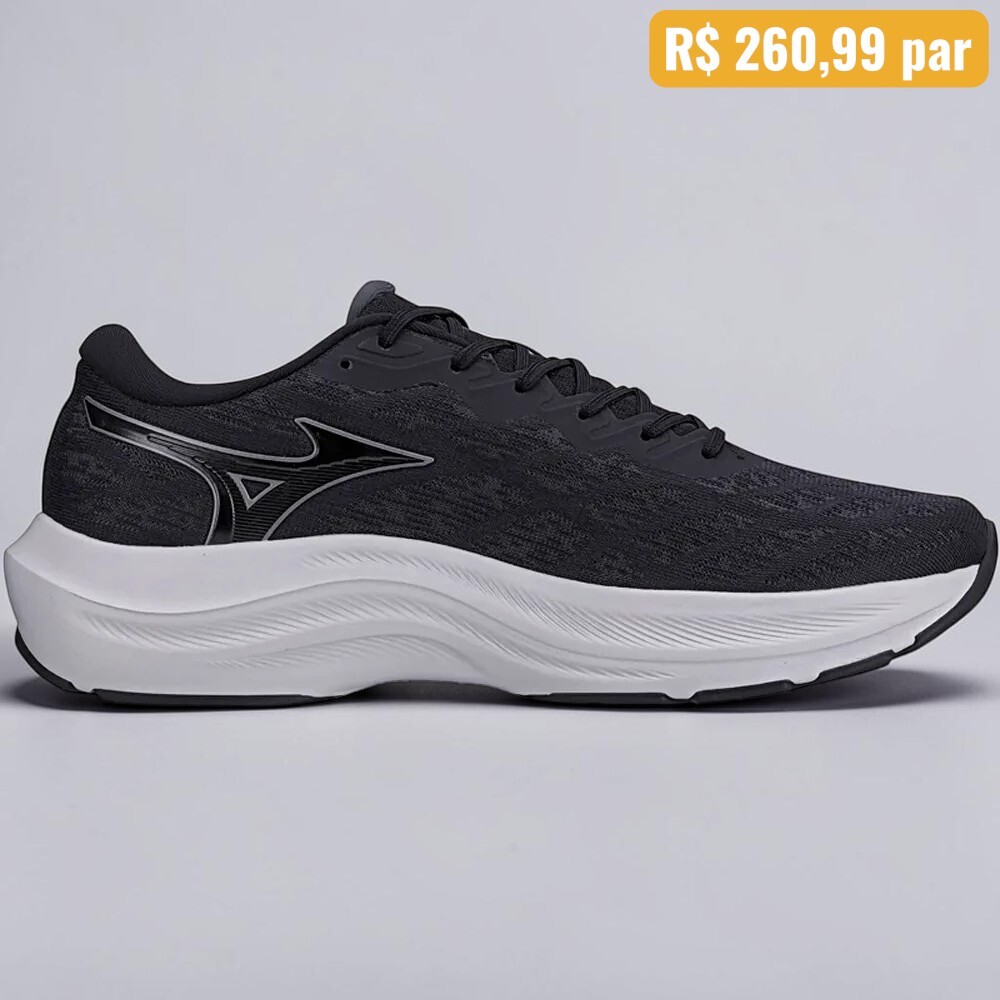 Tênis Mizuno Enigma Preto - Caixa com 6 pares - Atacado 1