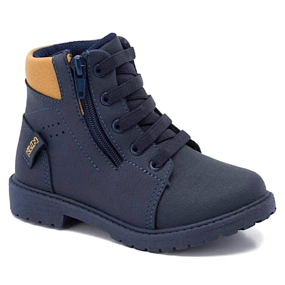 Bota Masculina Infantil Klin Marinho - Caixa com 6 pares - Atacado 4