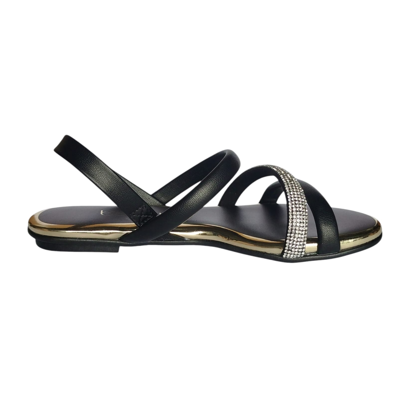 Sandália Beira Rio Caixa C/8 (34-37) 8367.641 Preto 01/Cristal 19026 1