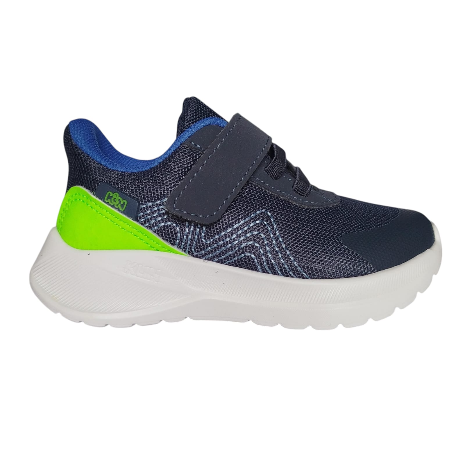 Tênis Klin Infantil Caixa C/12 (22-27) Cor-18726 MARINHO/ROYAL/VERDE NEON 1