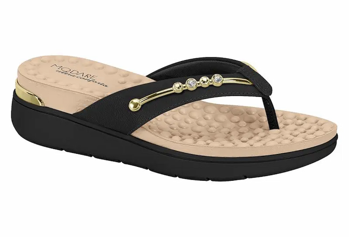 Tamanco Modare Caixa C/12 (34-39) 7151.115 Preto 15745 1
