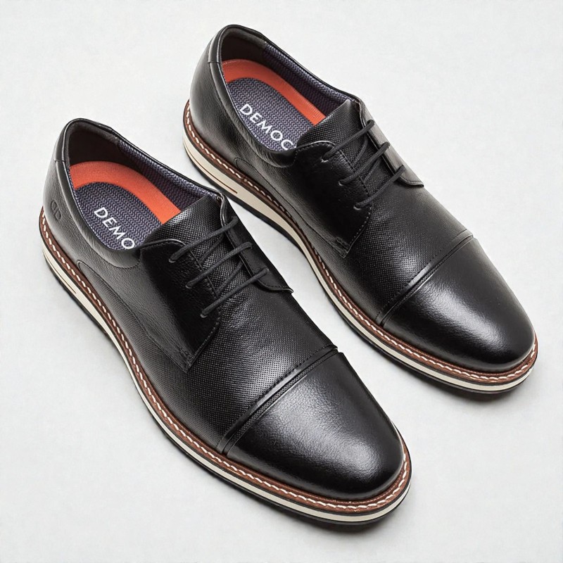 Sapato Masculino Democrata Metropolitan Preto 1