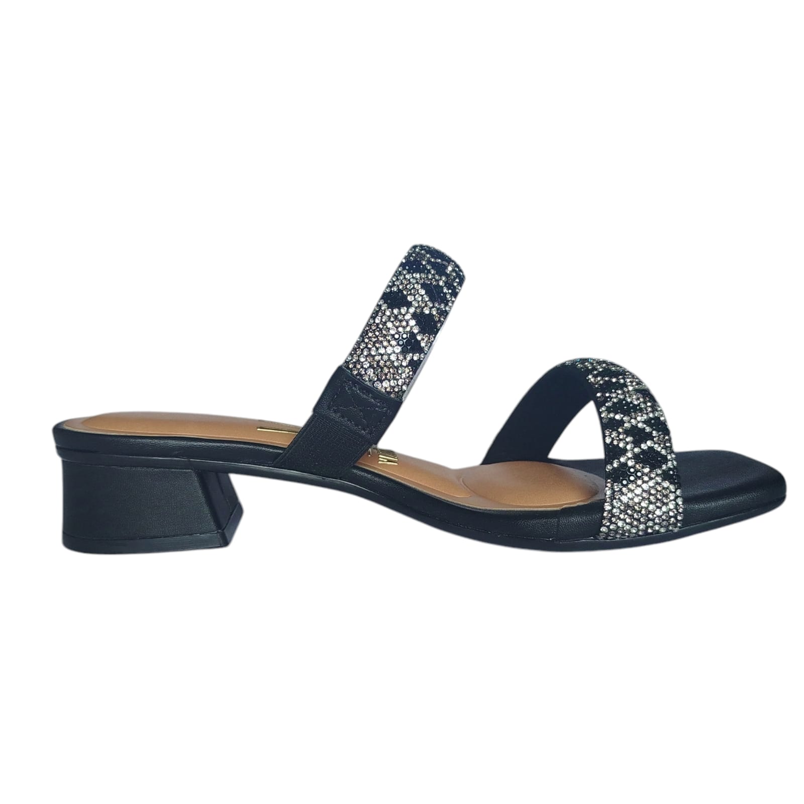 Sandália Vizzano Caixa C/8 (34-38) 6454.122 Preto/Cristal/B 99101 1