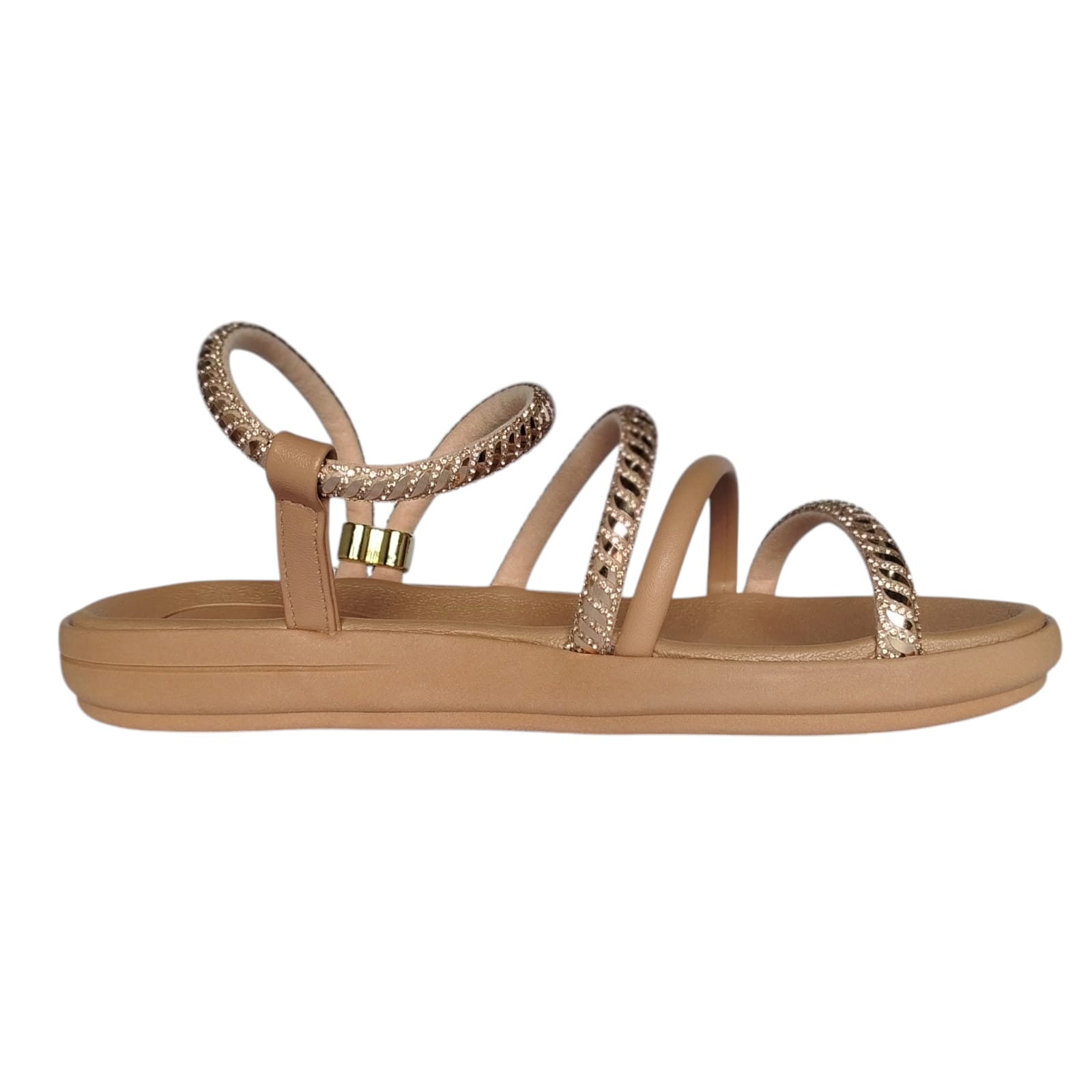 Sandália Moleca Caixa C/12 (34-40) 5525.104 Creme LP/OR/N 99162 1