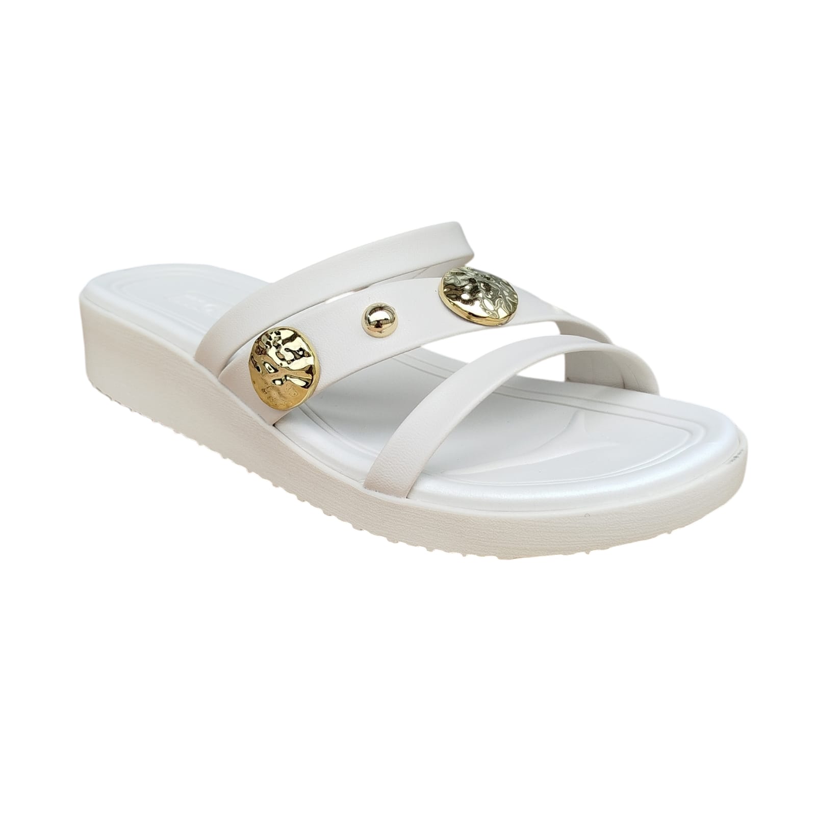 Sandália Moleca Caixa C/12 (34-39) Cor-35312 Branco off 1