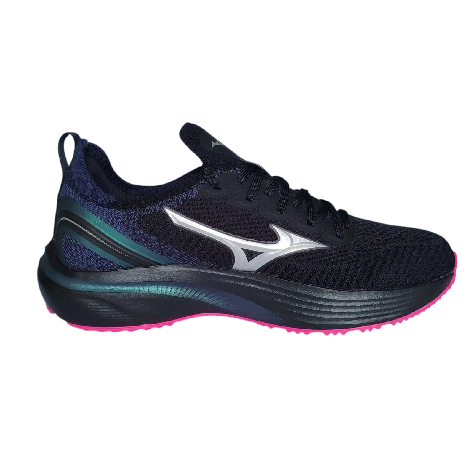 Tênis Feminino Mizuno Glow 2 Preto - Caixa com 12 pares - Atacado 1