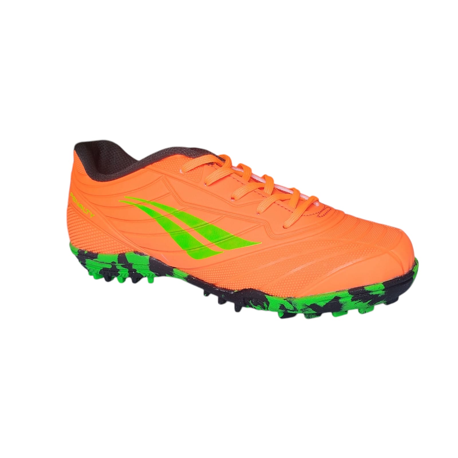 Chuteira Society PENALTY Caixa C/6 (31-34) 3330 Laranja/Verde 1
