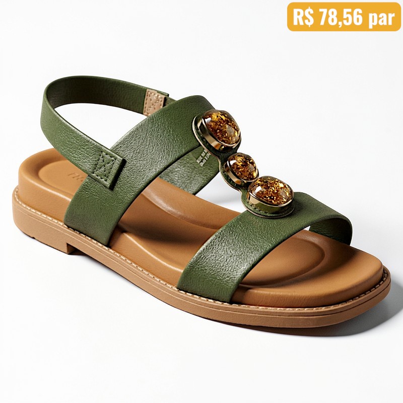 7205.106 Sandália Feminina Modare Olivia - Caixa com 8 pares - Atacado 1