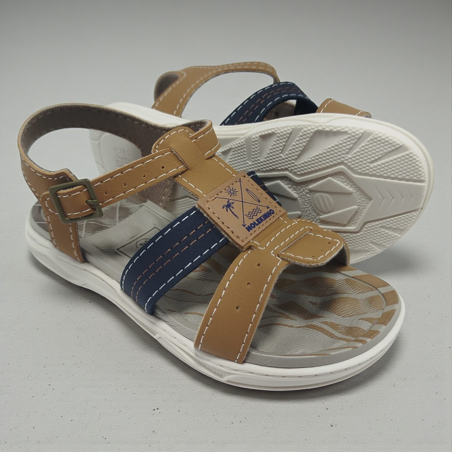 2140.750.13958.78426 22/26 Sandália Infantil Molekinho Marron - Caixa com 8 pares - Atacado 1