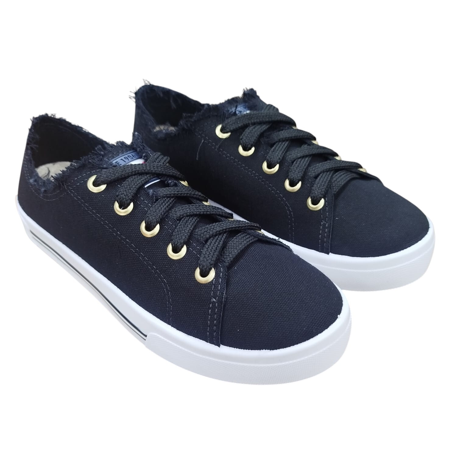 Tênis Feminino Moleca Preto - Caixa com 12 pares - Atacado 4