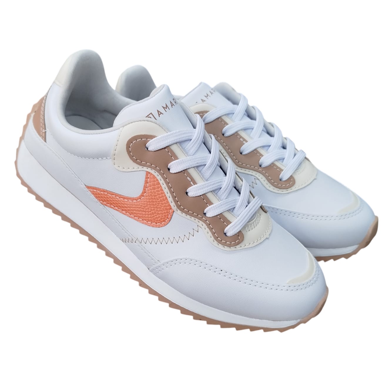 Tênis Feminino Ramarim Branco - Caixa com 9 pares - Atacado 1