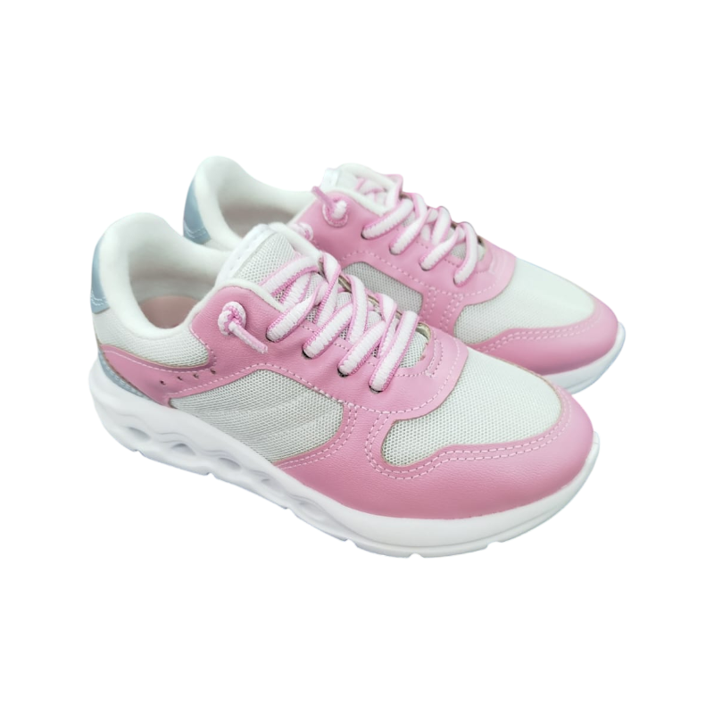 2588.104.21375.104923 34/36 Tênis Infantil Molekinha Branco/Rosa - Caixa com 8 pares - Atacado 3