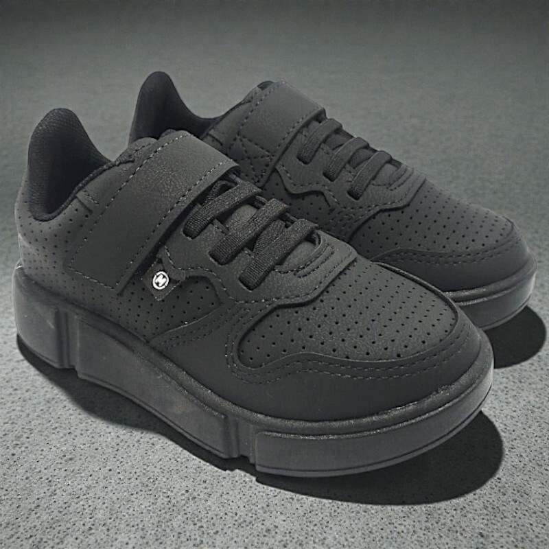 2838.117.14611.15745 27/34 Tênis Infantil Molekinho Preto - Caixa com 8 pares - Atacado 1