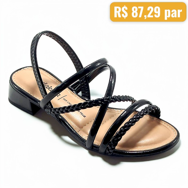 Sandalia Feminina Dakota Preto Y9342 1