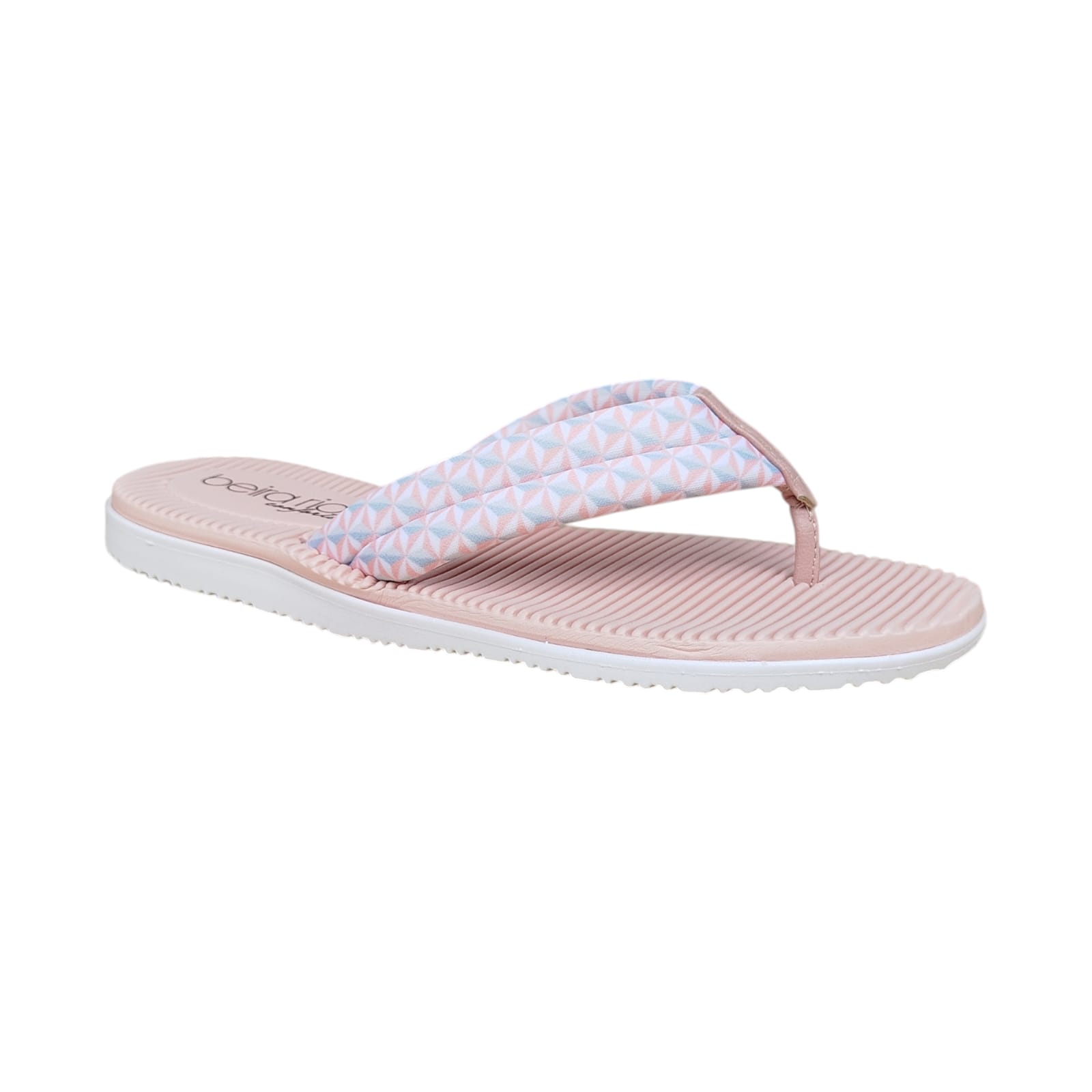 Sandalia Beira Rio Caixa C/12 (34-39) Cor-71250 Multi Jeans/Rosa 1