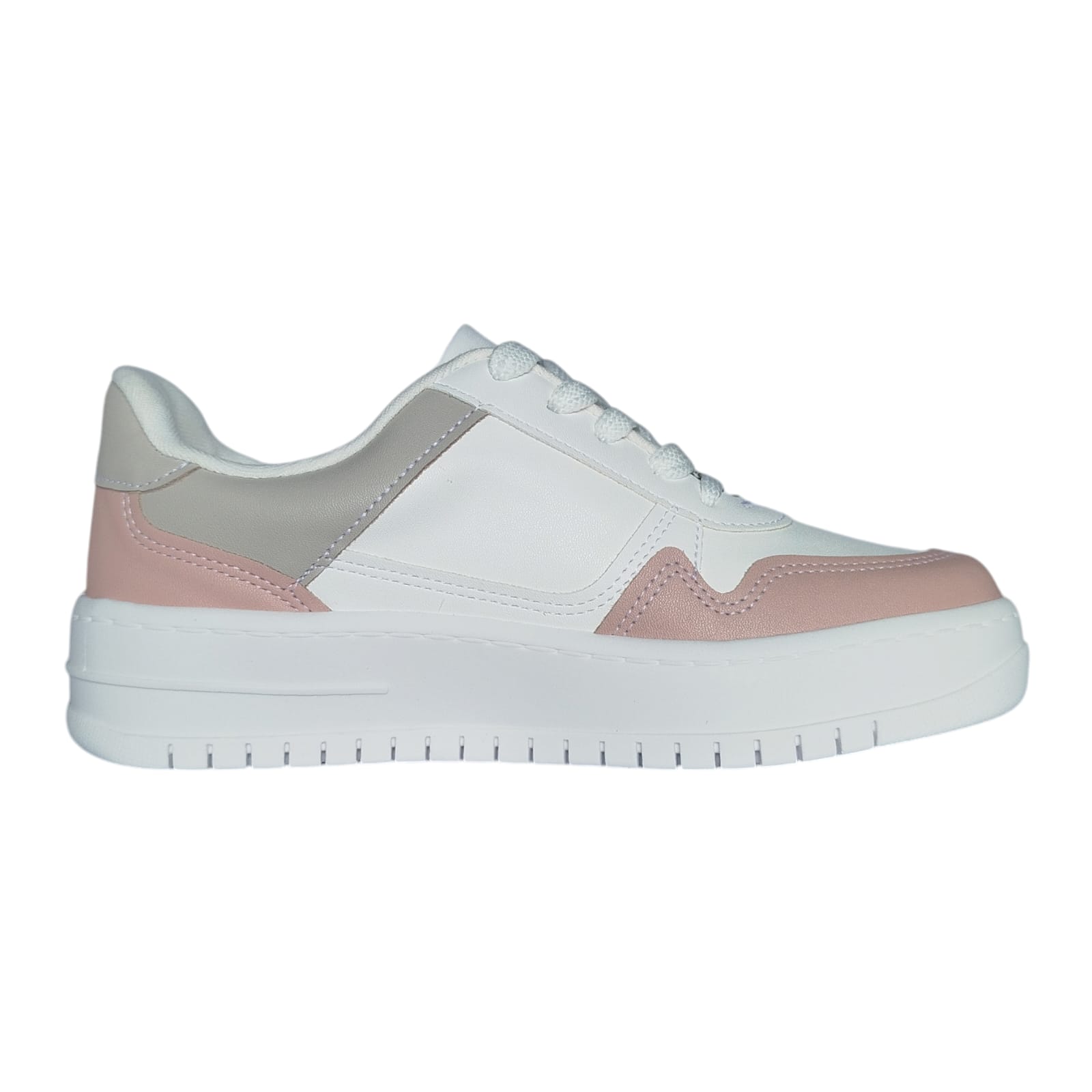 Tênis Vizzano Caixa C/12 (34-39) Cor-99148 Branco/Rosa/Cinza 1