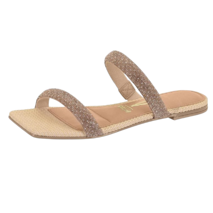 Tamanco Feminino Vizzano Dourado - Caixa com 12 pares - Atacado 1