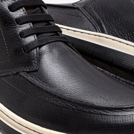 Sapato Masculino Democrata Easy Leave Preto - Caixa com 6 pares - Atacado