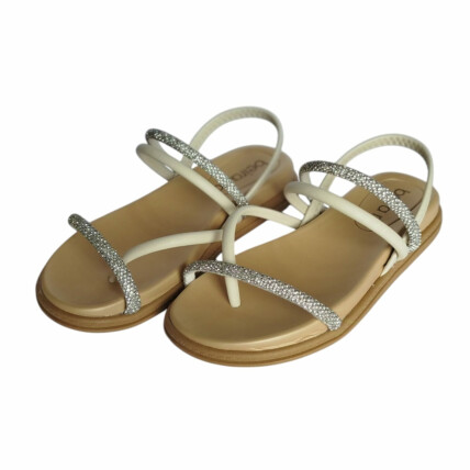 Sandália Beira Rio Caixa C/12 (34-39) 8513.100 Branco Off/ Cristal/S 90556 1