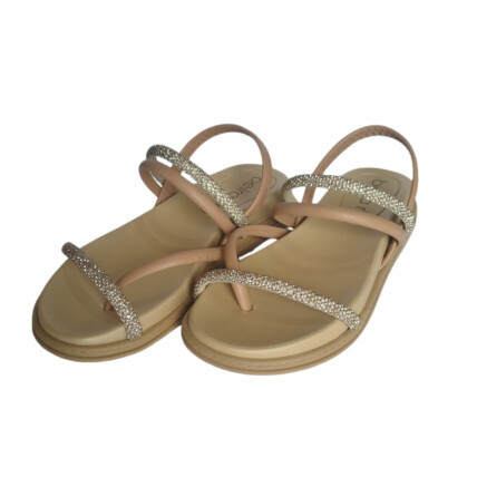 Sandália Beira Rio Caixa C/8 (34-37) 8513.100 Nude 658/Ouro R/Silver 91006 1