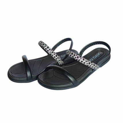 Sandália Beira Rio Caixa C/8 (34-37) 8507.103 Preto 01/Cristal/Preto 98686 1