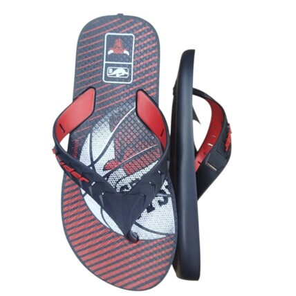 Chinelo Infantil Grendene kids Preto com Vermelho - Caixa com 12 pares - Atacado 2