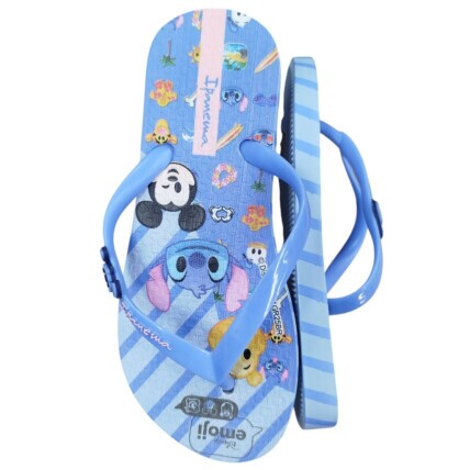 Chinelo Infantil Ipanema Azul com Rosa - Caixa com 12 pares - Atacado 2