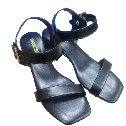 Sandália Feminina Akazzo Preto 4149SE - Caixa com 12 pares - Atacado 1