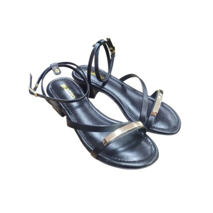 Sandália Feminina Akazzo Preto 4060Y - Caixa com 12 pares - Atacado 1