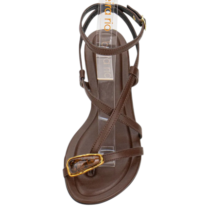 8367.875.9569.101433 Sandália Feminina Beria Rio Conhaque - Caixa com 6 pares - Atacado 4