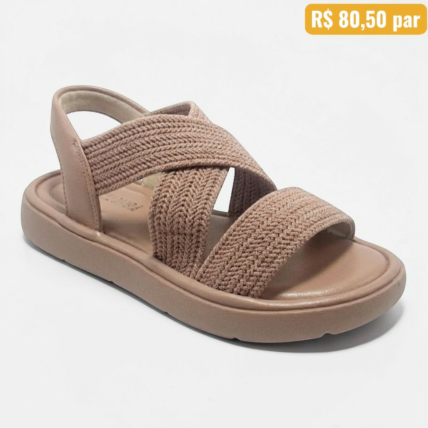 Sandália Feminina Modare Nude - Caixa com 12 pares - Atacado 1