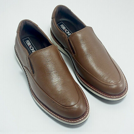 Sapato Casual Masculino Ferracini Kingston Easy BurnTabaco 1