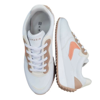 Tênis Feminino Ramarim Branco - Caixa com 9 pares - Atacado 1