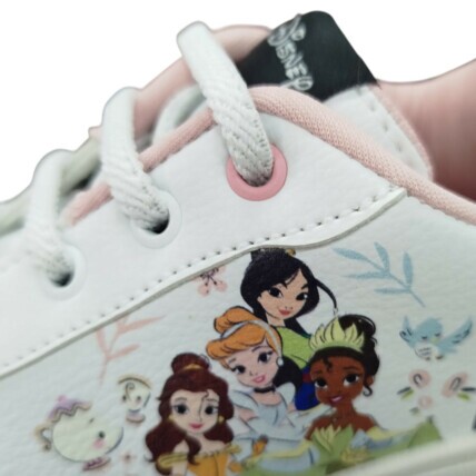 DPR01KR 22/27 Tênis Infantil Disney Princesas Branco - Caixa com 6 pares - Atacado 3