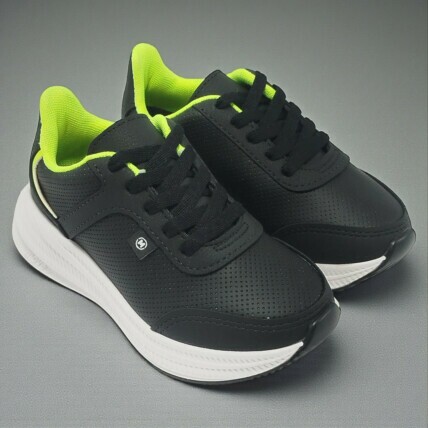 2841.217.28324.62700 27/36 Tênis Infantil Molekinho Preto Caixa com 12 pares Atacado 1