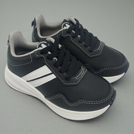 2841.222.28322.17689 27/36 Tênis Infantil Molekinho Preto - Caixa com 12 pares - Atacado 1