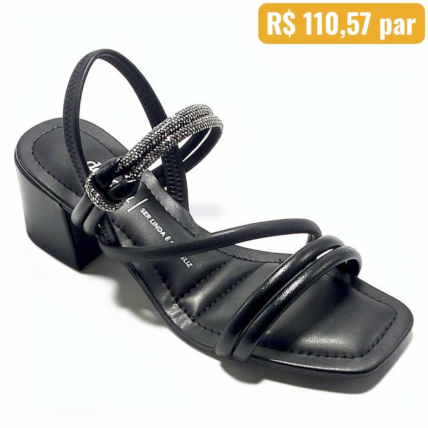 Sandália Feminina Dakota Preta Y9412 1