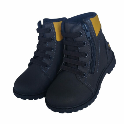 Bota Klin Caixa C/6 (22-27) Rock Mini Coturno MARINHO/MEL/ 14503 1
