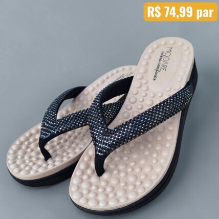 Tamanco Modare Caixa C/12 (34-39) Cor-98321 Preto/Preto/Black 1
