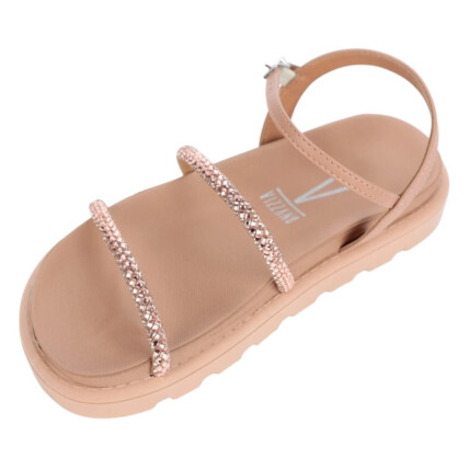Sandália Vizzano Caixa C/12 (33-38) Cor-95589 Camel/Ouro Rosado 1