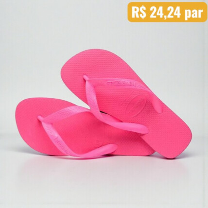 Havaianas Top Rosa - Caixa com 6 pares - Atacado 1