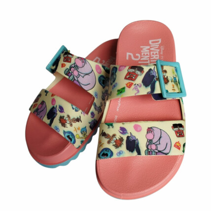 Sandália Birken Infantil Caixa C/12 (26-33) Divertidamente Rosa/Bege/Azul 1