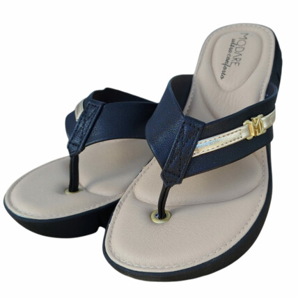 Tamanco Modare Caixa C/12 (34-41) Cor-16579 Preto/Dourado 1