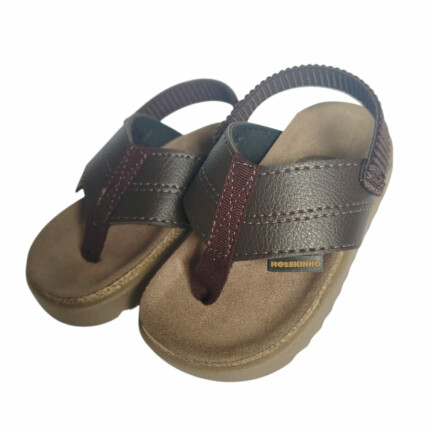 Chinelo Molekinho Caixa C/12 (19-26) Cor-43747 Café 1