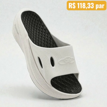Chinielo Olympikus Pós Corre Branco - Caixa com 6 pares - Atacado 1
