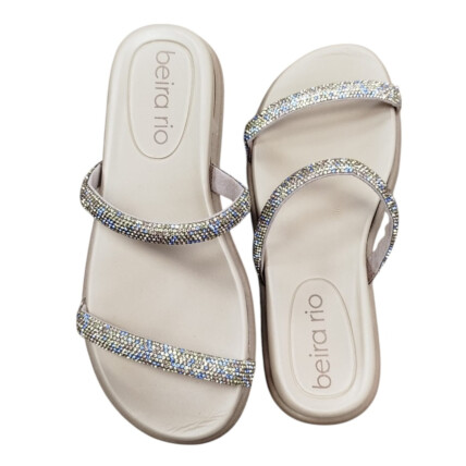 Sandália Beira Rio Caixa C/12 (34-39) 8488.105 Azul/Verde/OR/Creme 93040 1