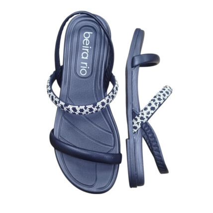 Sandália Beira Rio Caixa C/8 (33-39) 8507.103 Preto 01/Cristal/Preto 98686 1