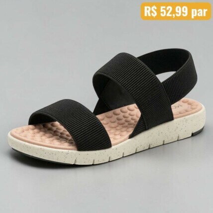 Sandália Feminina Modare Preto 15745 2