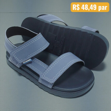 2636.204.13958.83941.1 19/26 Sandália Infantil Molekinho Azul - Caixa com 8 pares - Atacado 1