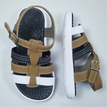 Sandália Infantil Molekinho Creme - Caixa com 12 pares - Atacado 1